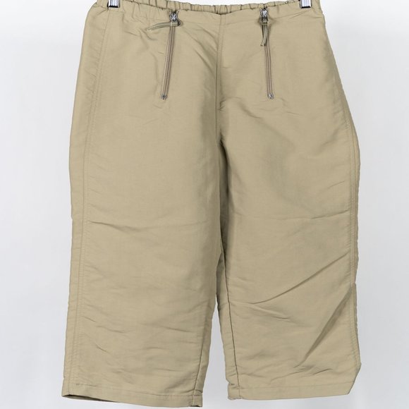 Ladies Nike Double-Zip Khaki Capri Pants - Picture 2 of 4